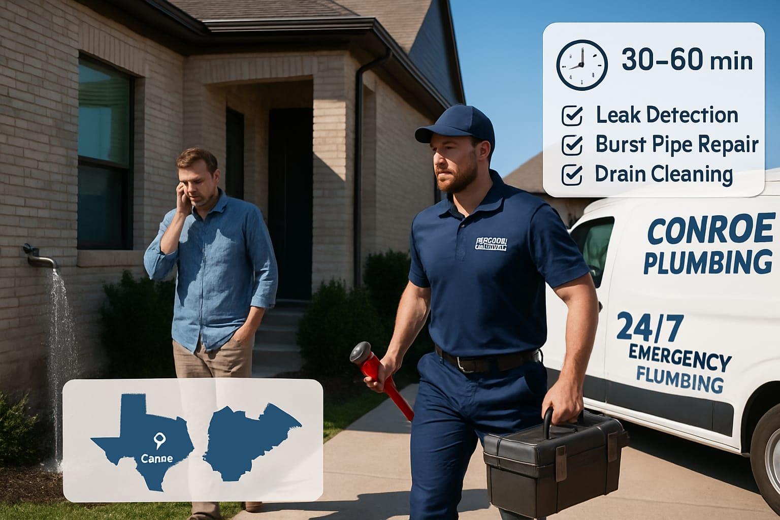 Emergency Plumbing Response Times in Conroe: Ensuring Fast Solutions When You Need Them Most